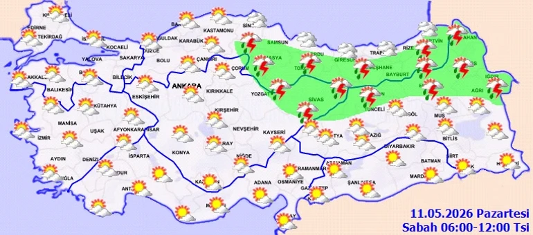 Hava Durumu 11 Mayıs2