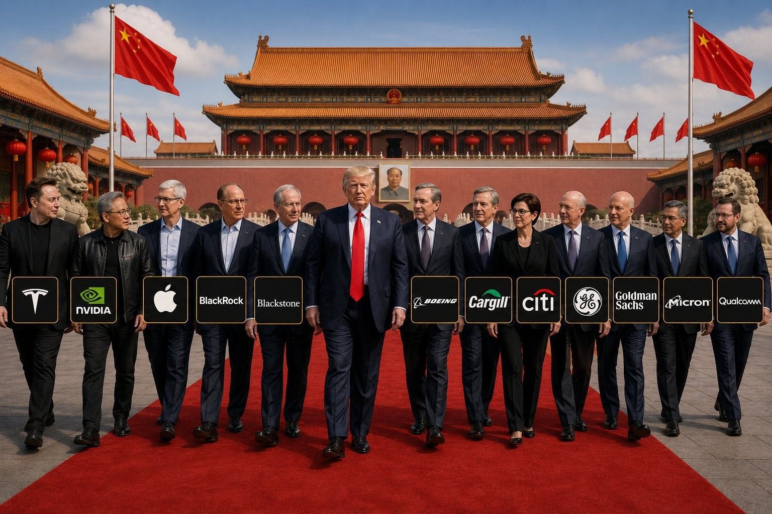 Trump Çin Heyet
