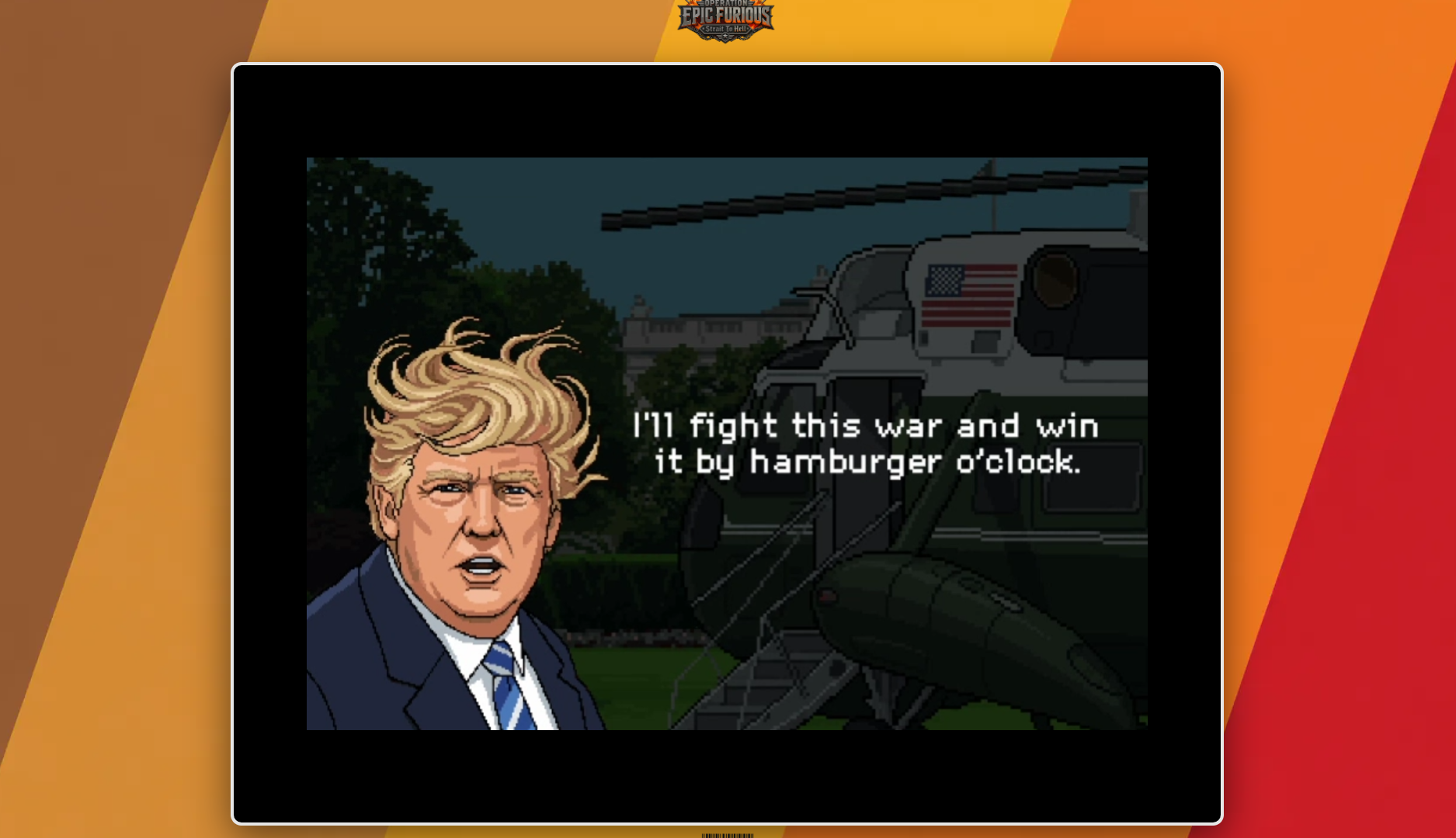Trump Ve İran Savaşı Video Oyunu Oldu