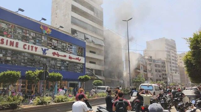 Israil Yeniden Beyruta Saldirdi