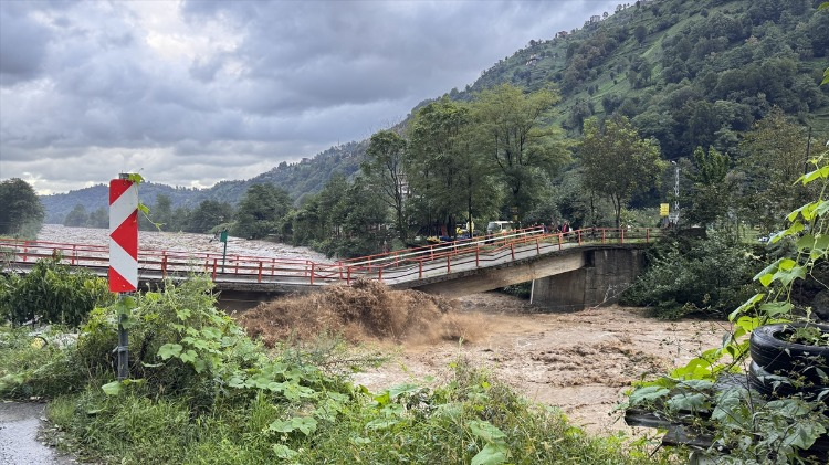 Heyelanlar sonucu kentteki bazı yollar ulaşıma kapandı.